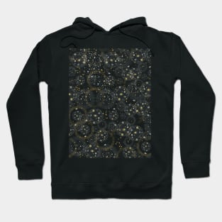 Celestial illustration of stars, moon and sun, space, galaxy Hoodie